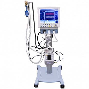 Аппарат искусственной вентиляции лёгких Leoni Plus для проведения длительной респираторной поддержки у недоношенных новорожденных с экстремально низкой массой тела , младенцев и детей до 30 кг. _1